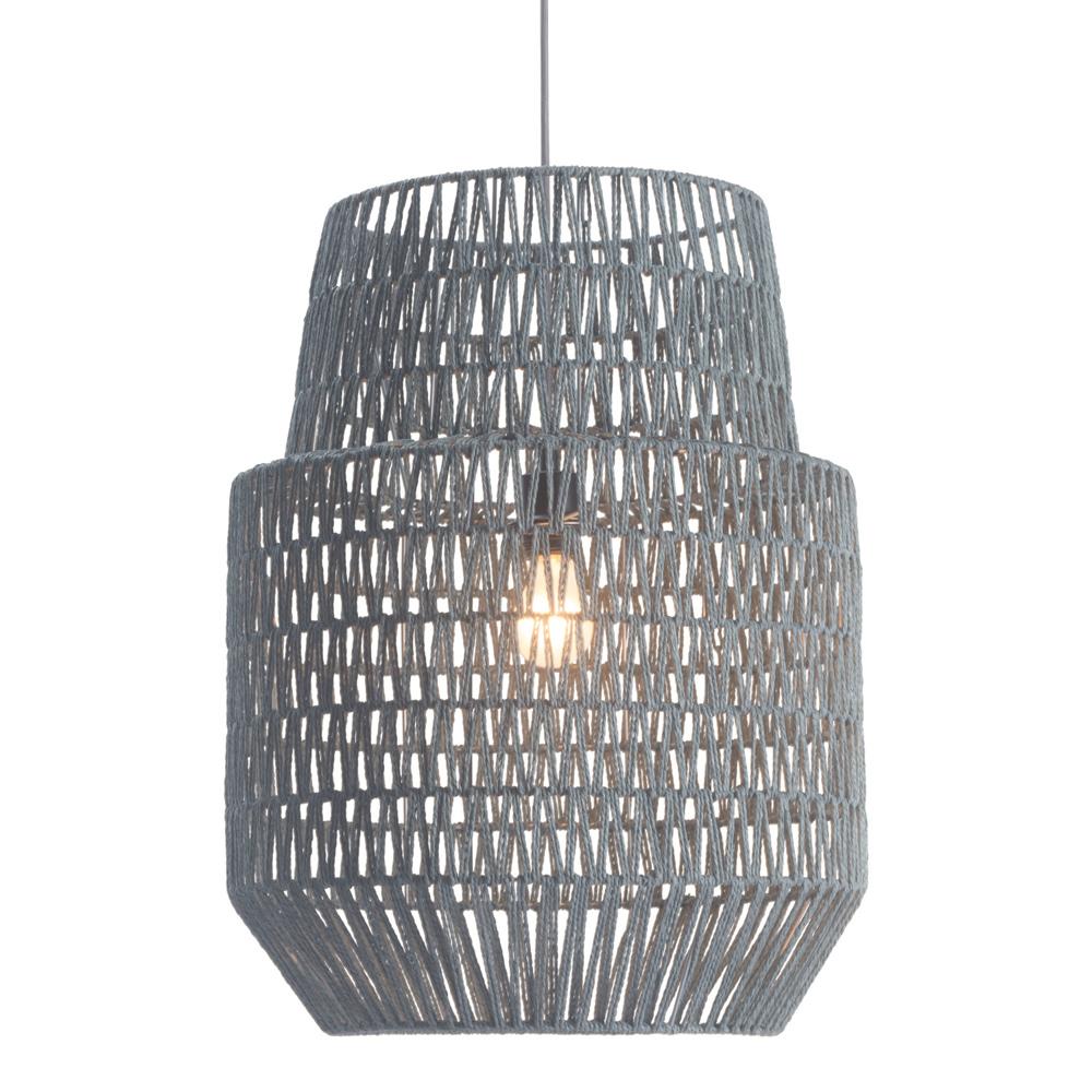 Zuo Modern - Daydream Ceiling Lamp Gray - 50209 veiw 3