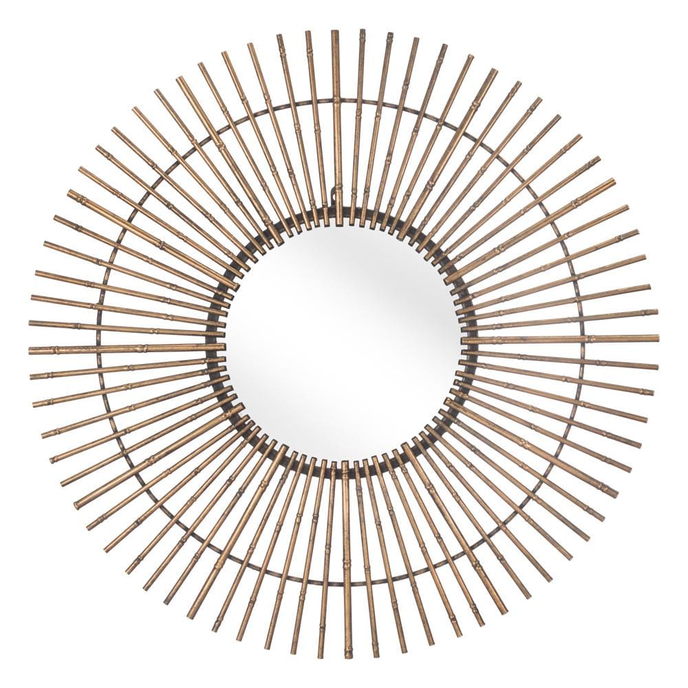 Zuo Modern - Dimond Mirror Gold - A12223 veiw 2