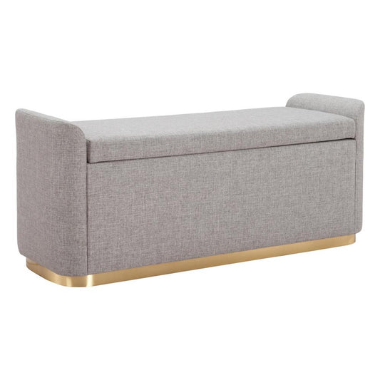 Zuo Modern - Dobo Storage Bench Gray - 109995 veiw 1