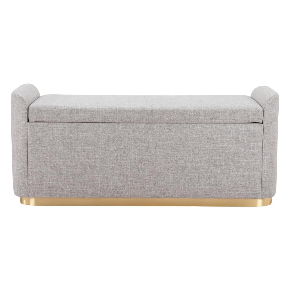 Zuo Modern - Dobo Storage Bench Gray - 109995 veiw 3