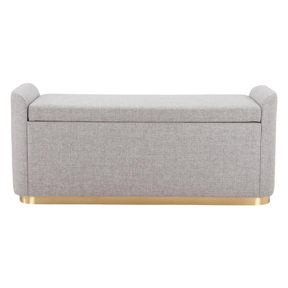 Zuo Modern - Dobo Storage Bench Gray - 109995 veiw 3