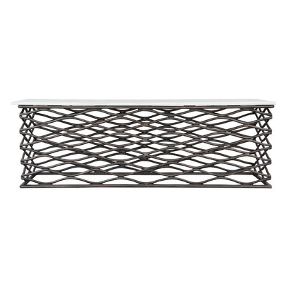 Zuo Modern - Duchess Coffee Table White & Antique Bronze - 109457 veiw 3