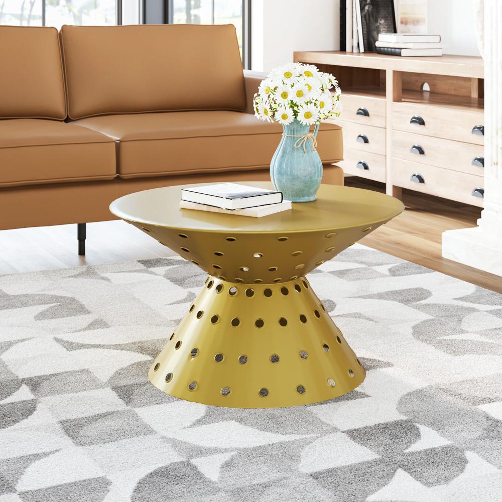 Zuo Modern - Electron Coffee Table Gold - 109273 veiw 5