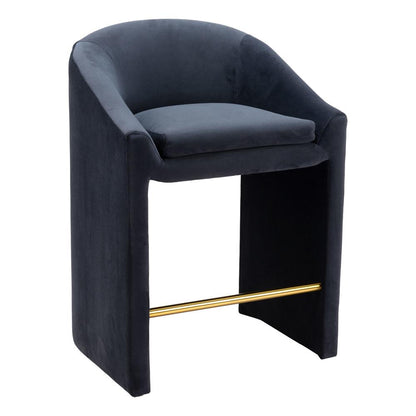 Zuo Modern - Emas Counter Stool Midnight Gray - 109992 veiw 1