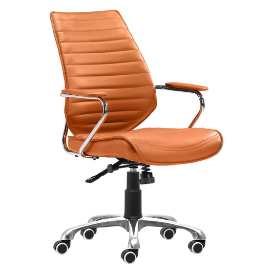 Zuo Modern - Enterprise Low Back Office Chair Orange - 205167 veiw 1