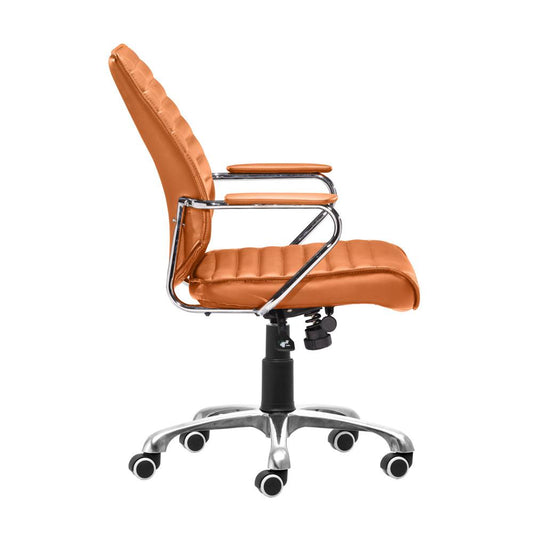 Zuo Modern - Enterprise Low Back Office Chair Orange - 205167 veiw 2