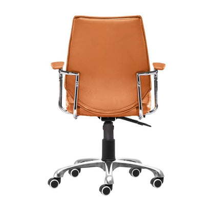 Zuo Modern - Enterprise Low Back Office Chair Orange - 205167 veiw 4