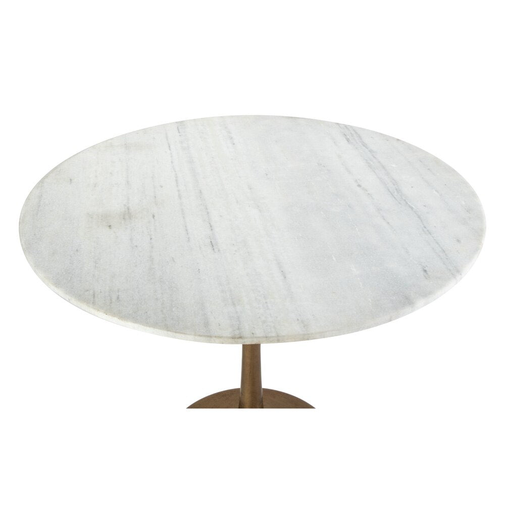 Zuo Modern - Fullerton Dining Table White & Gold - 101842 veiw 3