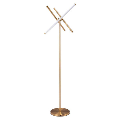 Zuo Modern - Garza Floor Lamp Brass - 56140 veiw 1