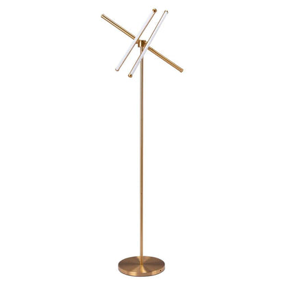 Zuo Modern - Garza Floor Lamp Brass - 56140 veiw 2