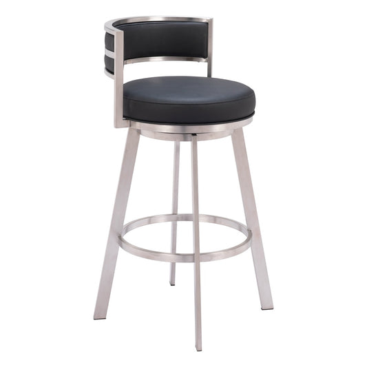 Zuo Modern - Gimsby Swivel Barstool Black - 110044 veiw 1