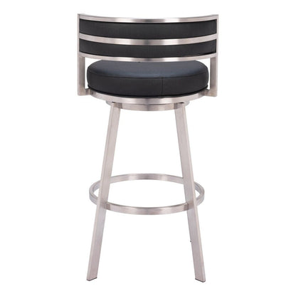 Zuo Modern - Gimsby Swivel Barstool Black - 110044 veiw 4