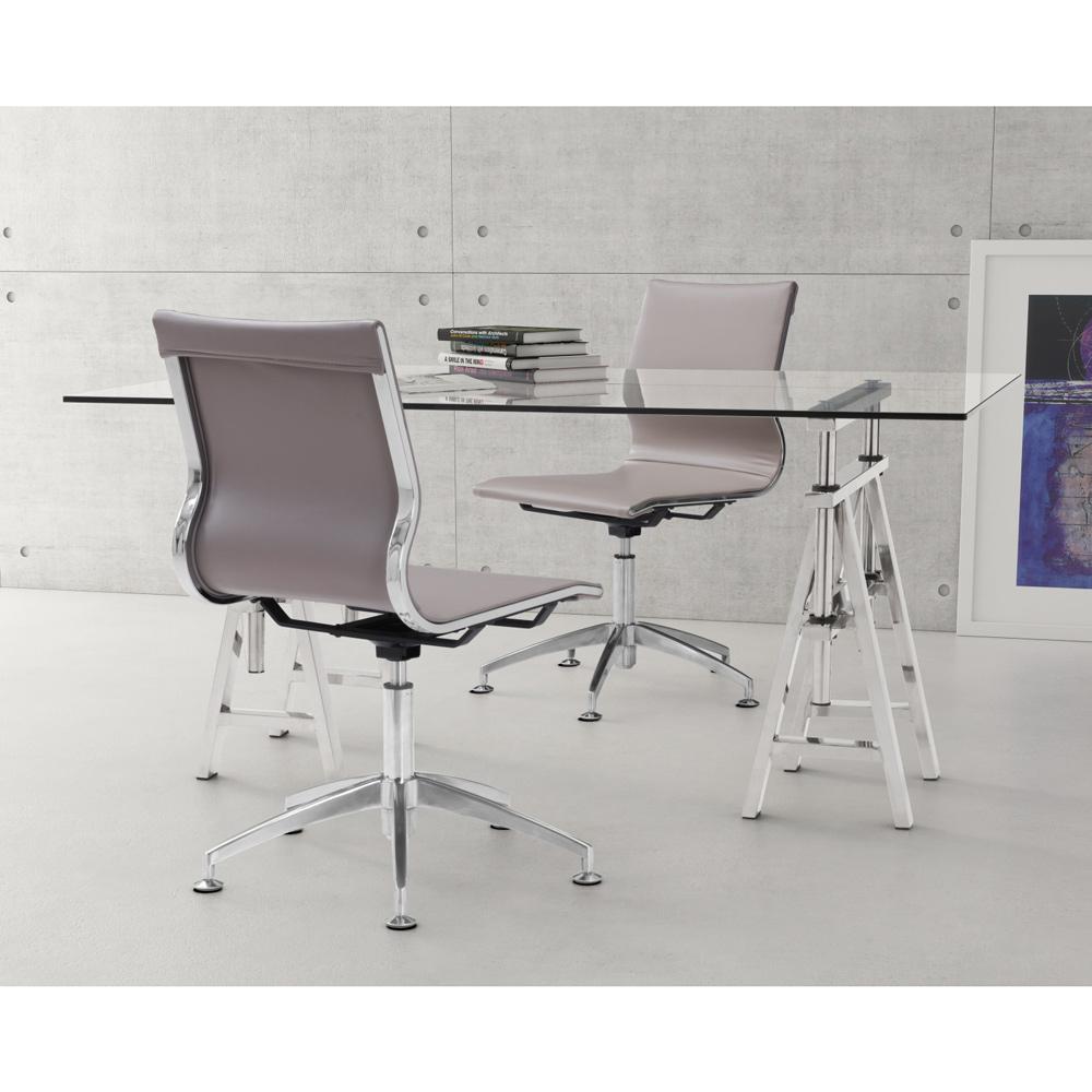 Zuo Modern - Glider Conference Chair Taupe - 100379 veiw 5