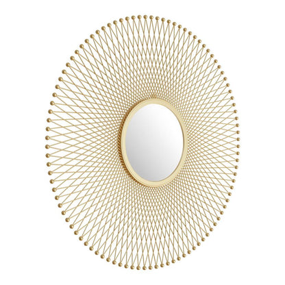 Zuo Modern - Glow Round Mirror Gold - A12214 veiw 1