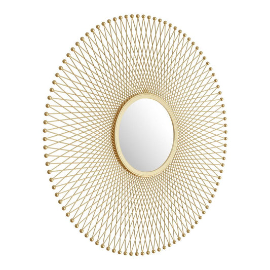 Zuo Modern - Glow Round Mirror Gold - A12214 veiw 1