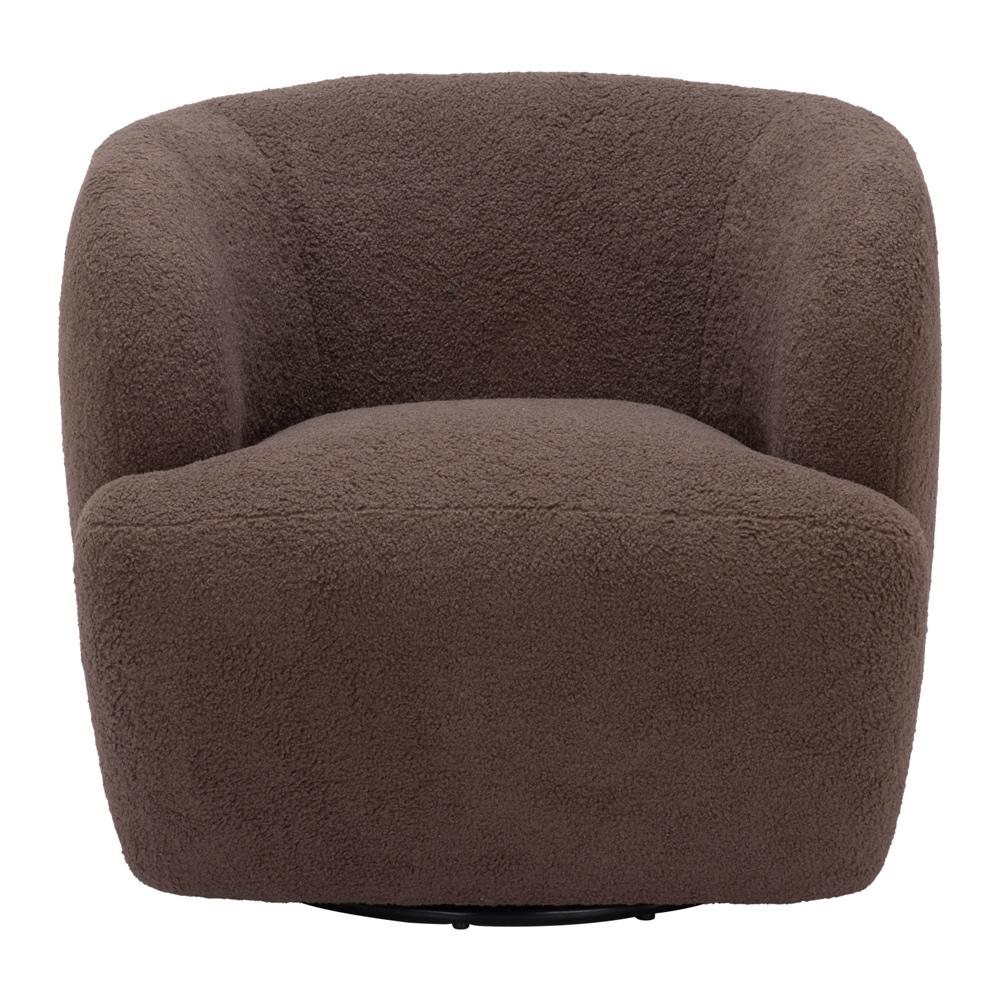 Zuo Modern - Govan Swivel Chair Brown - 109958 veiw 3
