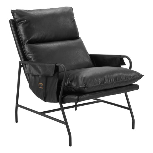 Zuo Modern - Halaus Accent Chair Black - 110204 veiw 1