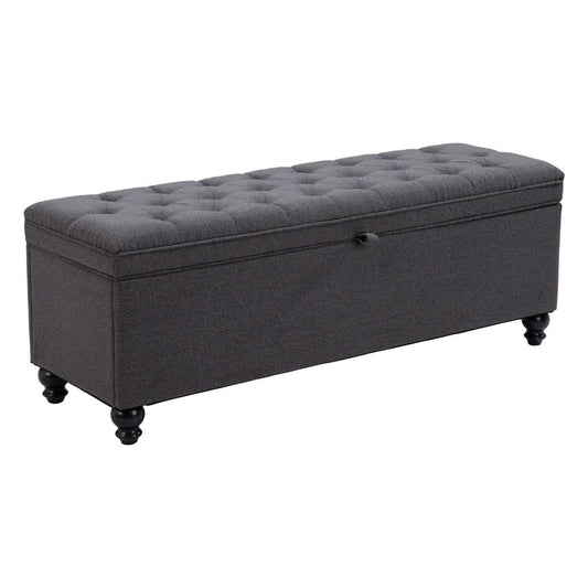 Zuo Modern - Halifax Storage Bench Gravel Gray - 110083 veiw 1