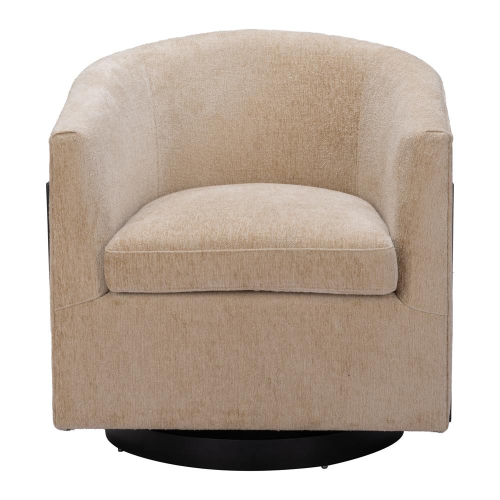 Zuo Modern - Hanko Swivel Chair Golden Beige - 110009 veiw 3