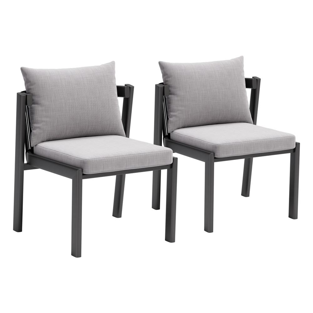 Zuo Modern - Horizon Dining Chair (Set of 2) Gray - 704008 veiw 1