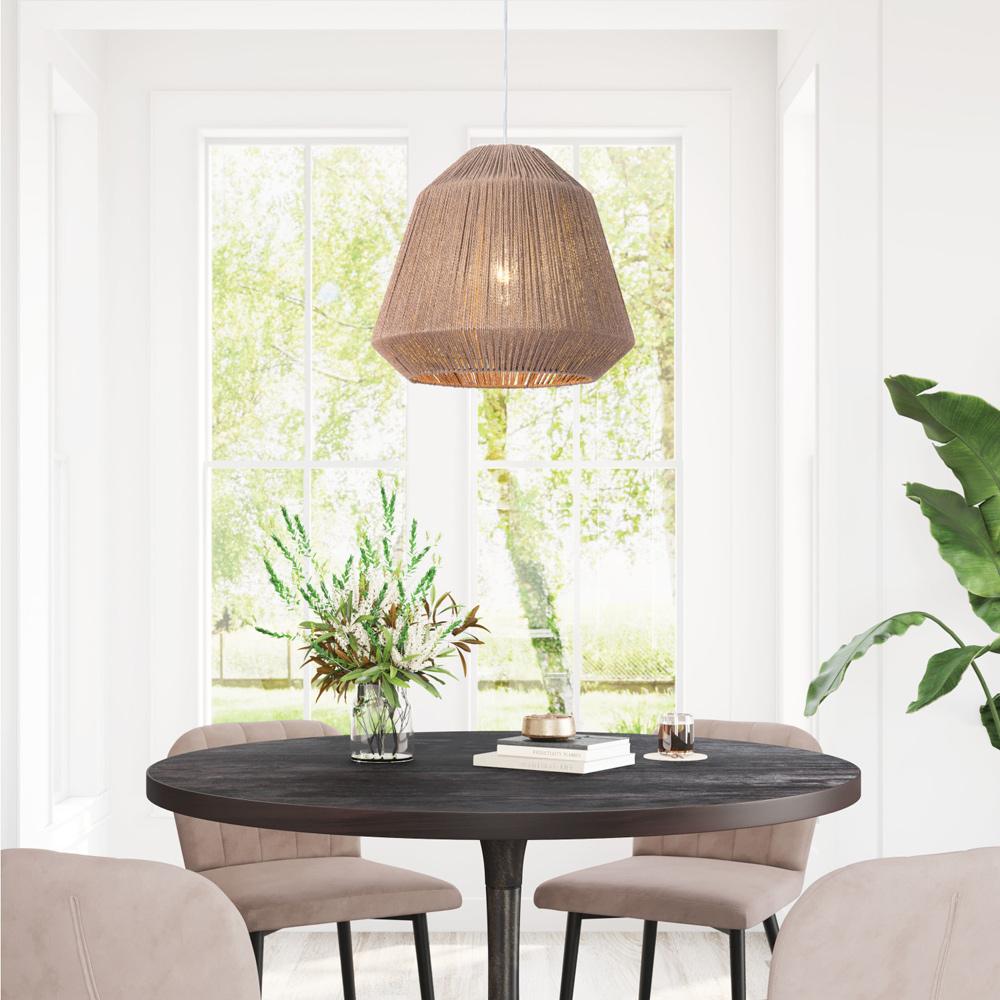 Zuo Modern - Impala Ceiling Lamp Brown - 56093 veiw 5