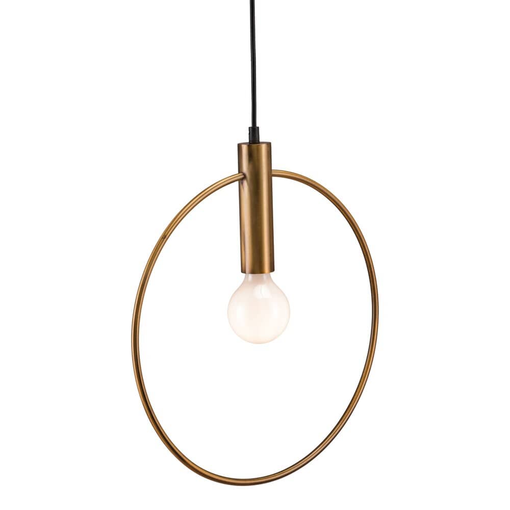 Zuo Modern - Irenza Ceiling Lamp Brass - 56116 veiw 1