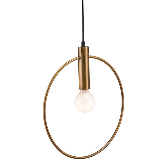 Zuo Modern - Irenza Ceiling Lamp Brass - 56116 veiw 1