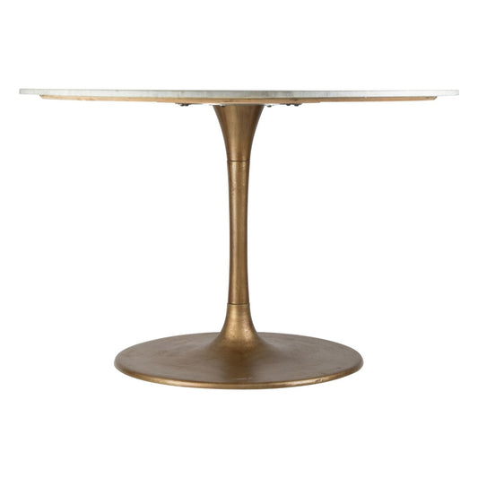 Zuo Modern - Ithaca Dining Table White & Gold - 101845 veiw 2