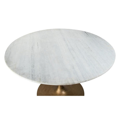 Zuo Modern - Ithaca Dining Table White & Gold - 101845 veiw 3