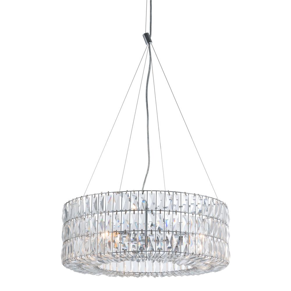 Zuo Modern - Jena Ceiling Lamp Chrome - 56057 veiw 1