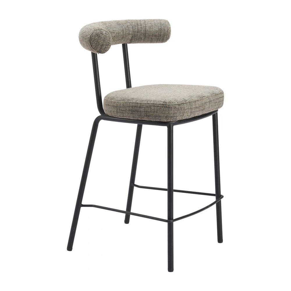 Zuo Modern - Kede Counter Stool Green Tweed - 110099 veiw 1