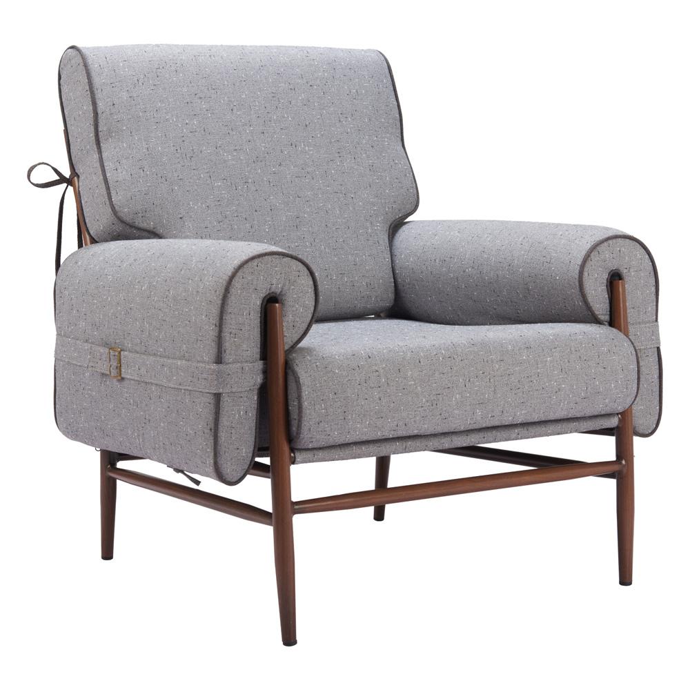 Zuo Modern - Klem Accent Chair Gray - 110205 veiw 1
