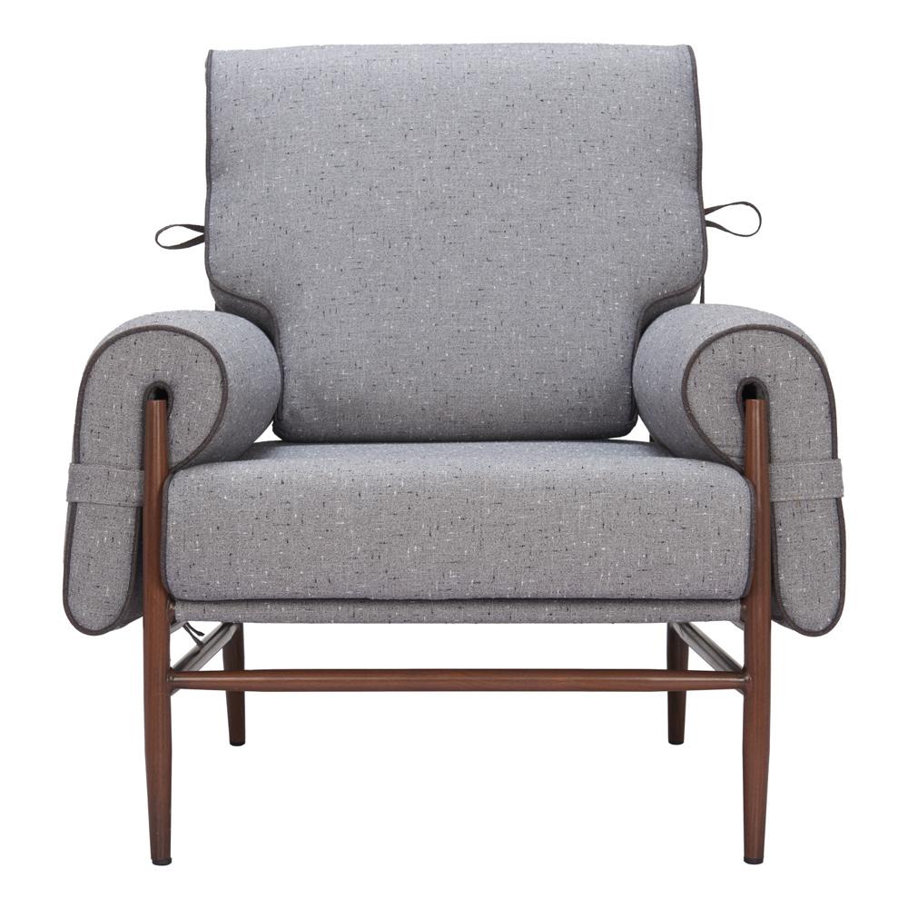 Zuo Modern - Klem Accent Chair Gray - 110205 veiw 3