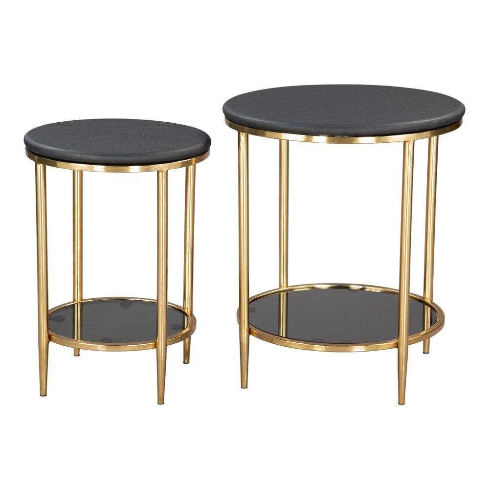 Zuo Modern - Koper Coffee Table Set (2-Piece) Black - 109775 veiw 1