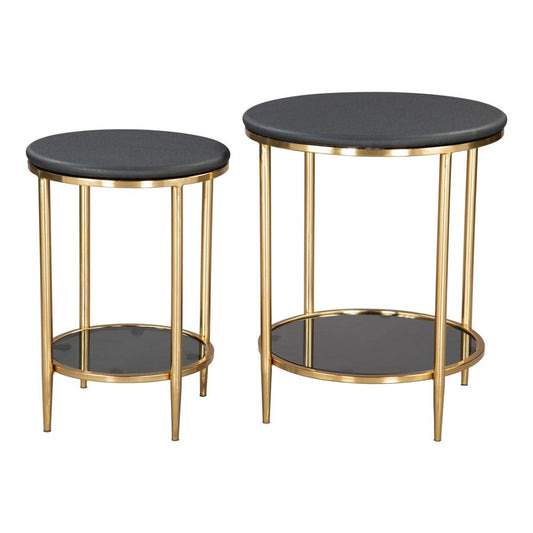 Zuo Modern - Koper Coffee Table Set (2-Piece) Black - 109775 veiw 1