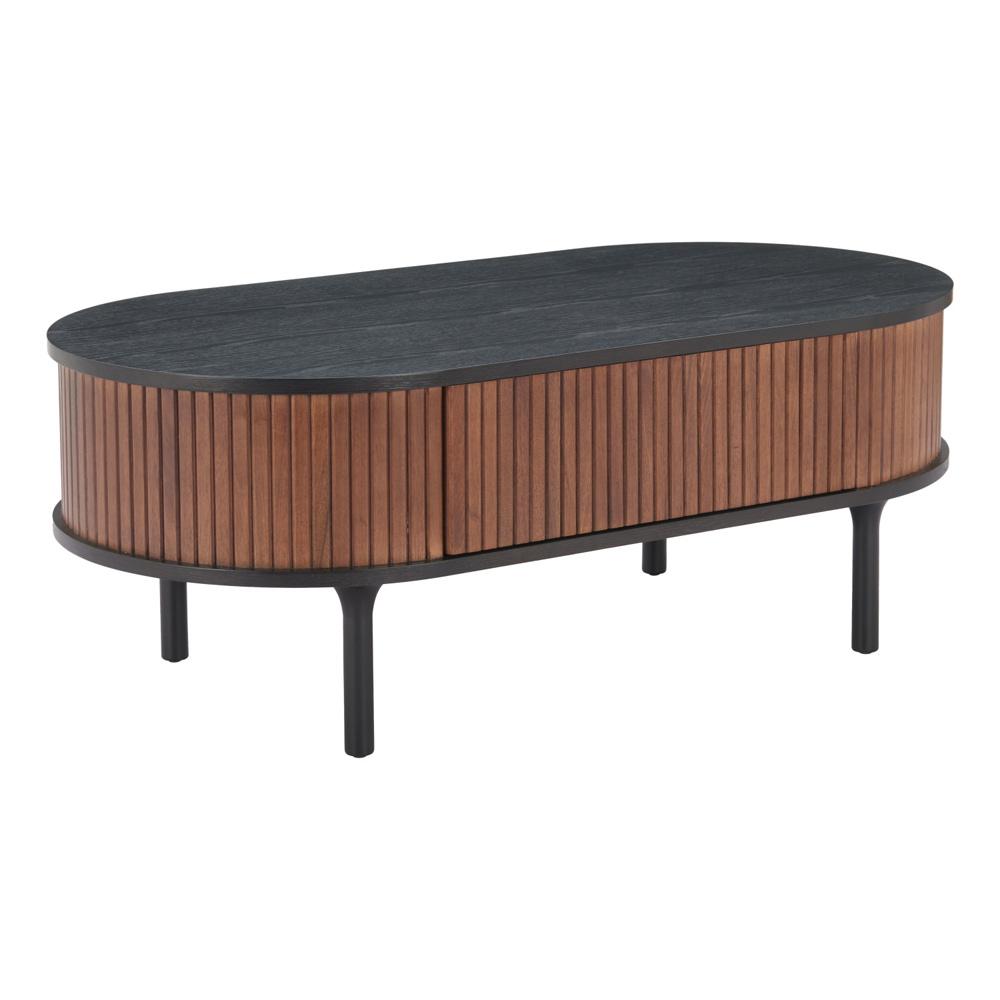 Zuo Modern - Koriana Coffee Table Black & Walnut - 110298 veiw 1