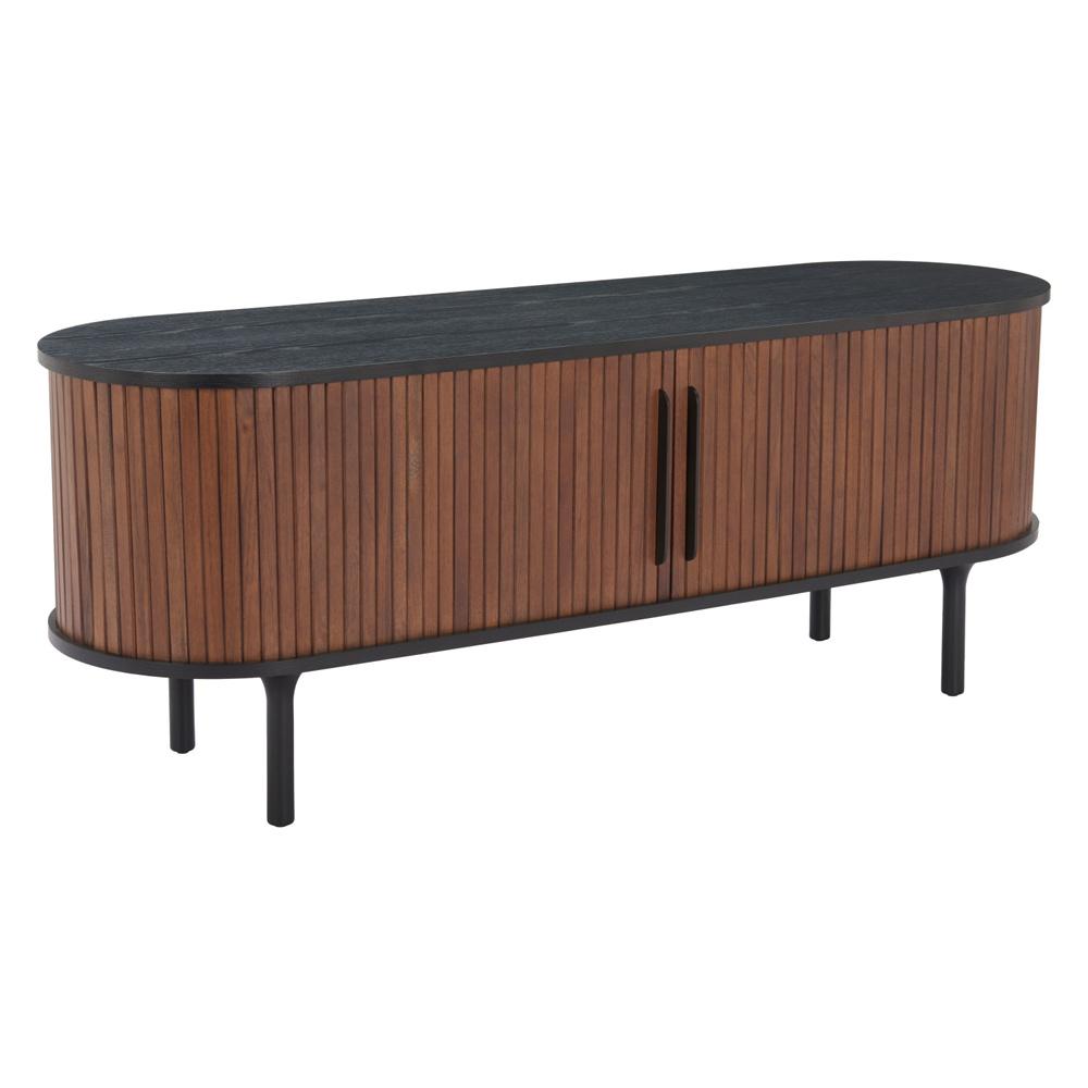 Zuo Modern - Koriana Entertainment Stand Black & Walnut - 110297 veiw 1