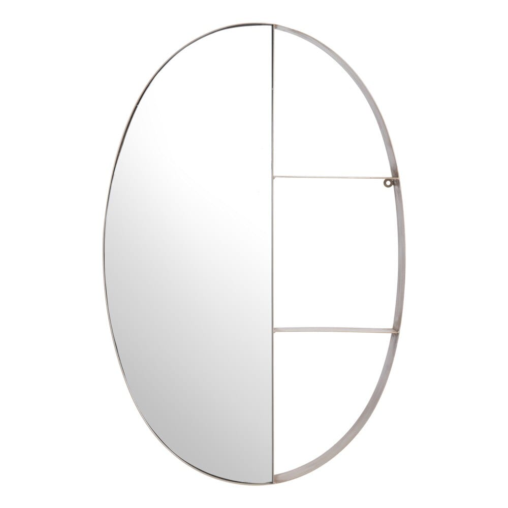 Zuo Modern - Latitude Oval Shelf Mirror Antique Bronze - A12203 veiw 2