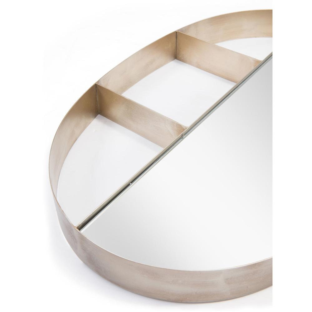 Zuo Modern - Latitude Oval Shelf Mirror Antique Bronze - A12203 veiw 4