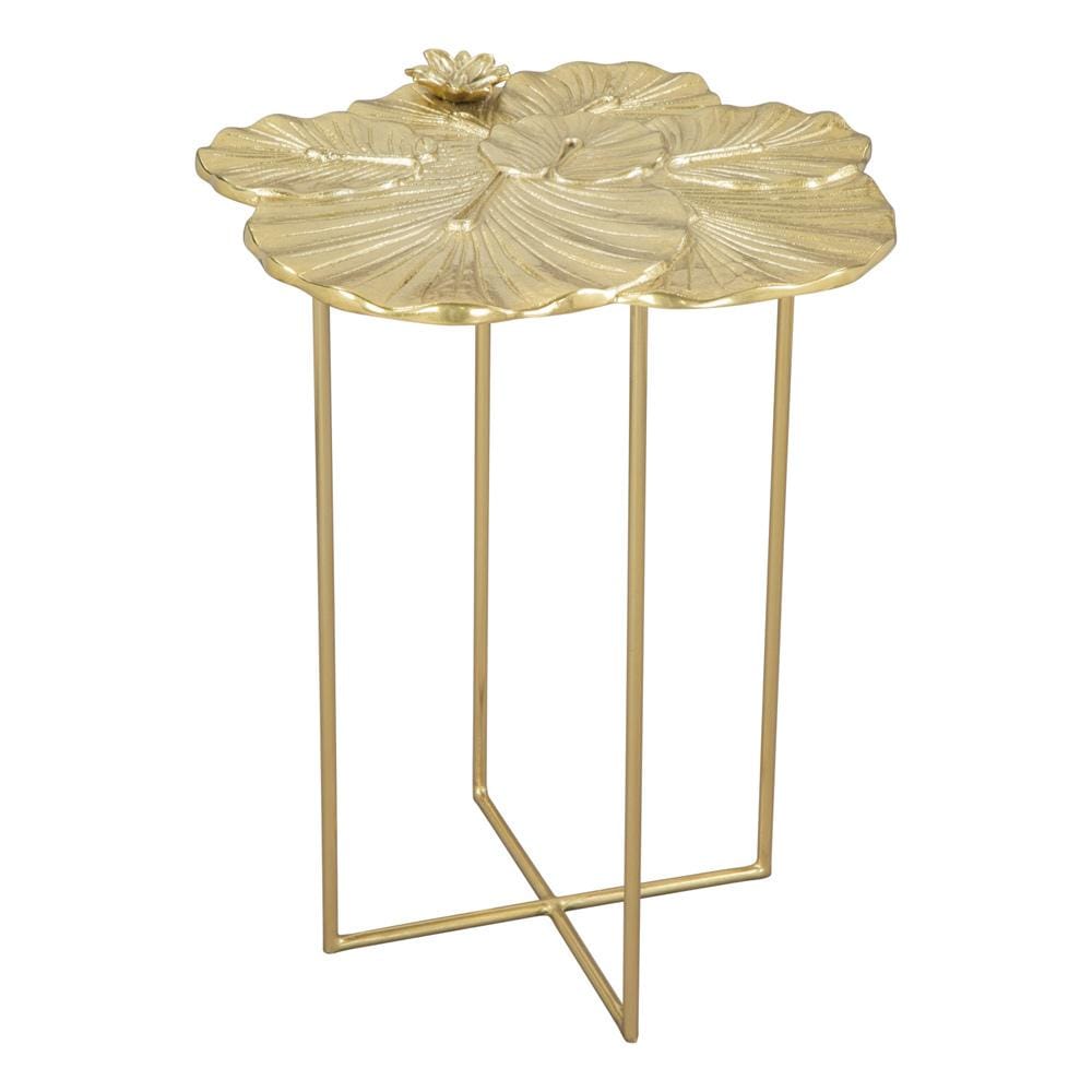 Zuo Modern - Lotus Side Table Gold - 109382 veiw 1