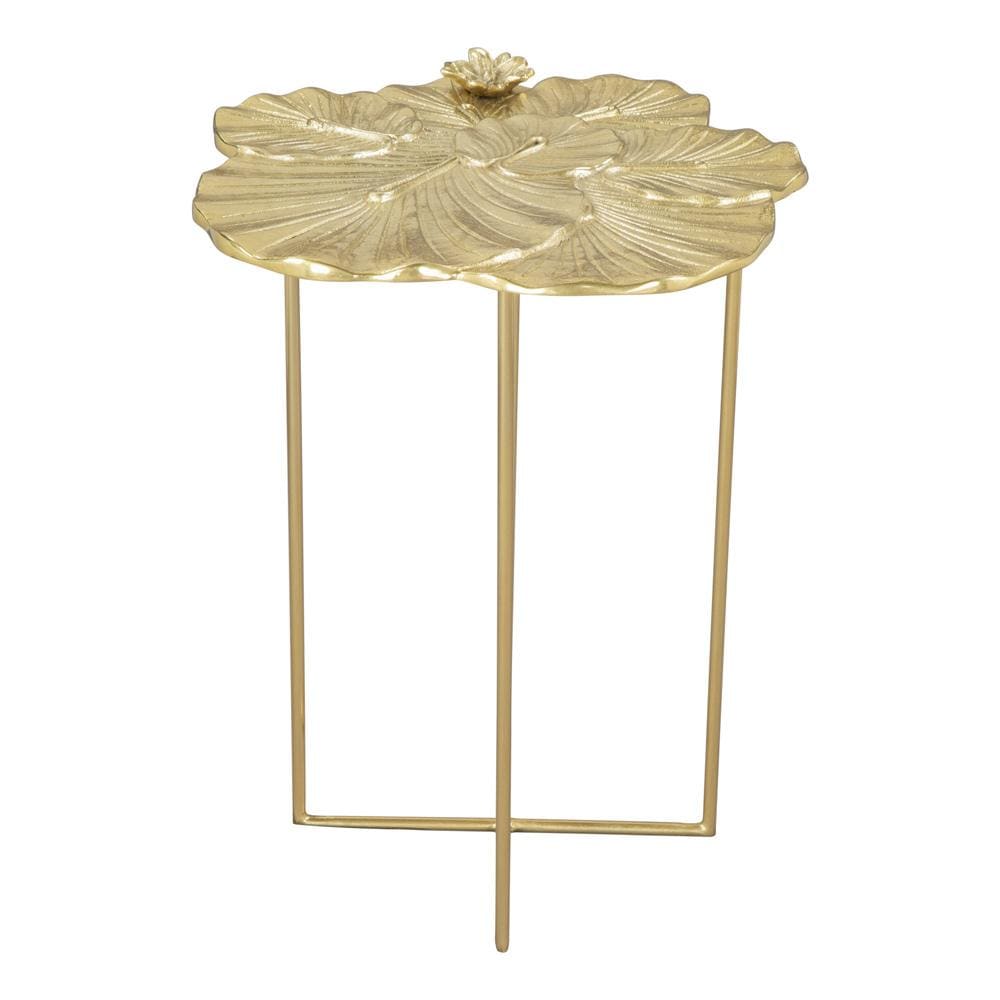Zuo Modern - Lotus Side Table Gold - 109382 veiw 3