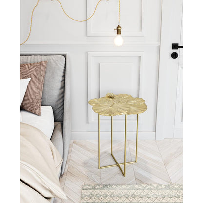 Zuo Modern - Lotus Side Table Gold - 109382 veiw 5