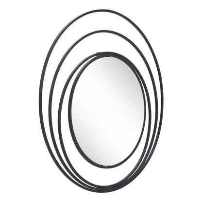 Zuo Modern - Luna Round Mirror Black - A12207 veiw 1