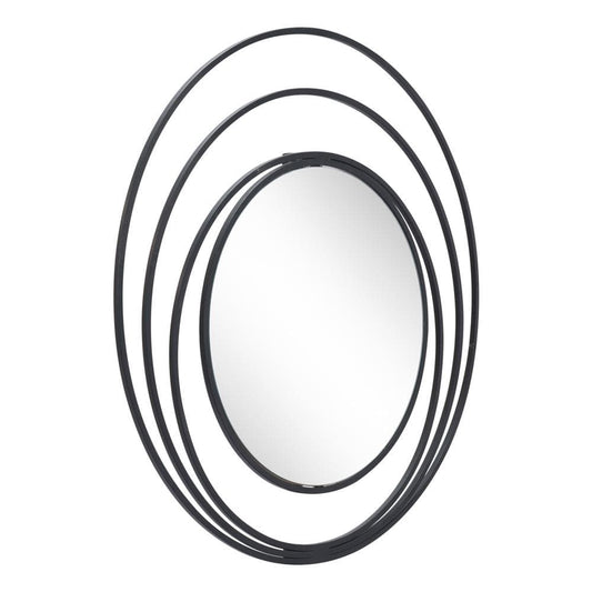 Zuo Modern - Luna Round Mirror Black - A12207 veiw 1