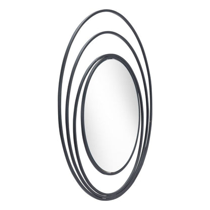 Zuo Modern - Luna Round Mirror Black - A12207 veiw 3