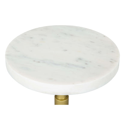 Zuo Modern - Maurice Side Table White & Gold - 109561 veiw 4