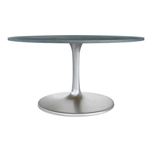 Zuo Modern - Metropolis Dining Table (60in) Gray & Silver - 109451 veiw 2
