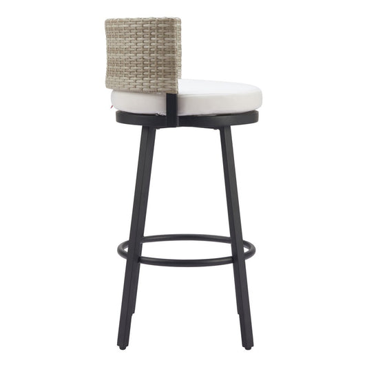 Zuo Modern - Midnight Wave Barstool White - 704027 veiw 2