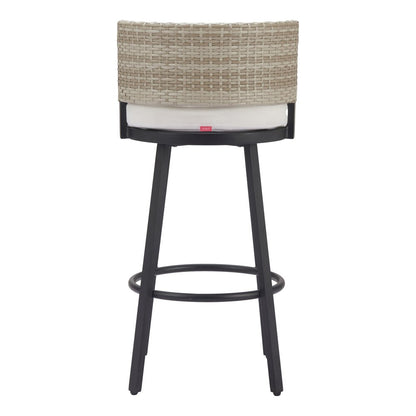 Zuo Modern - Midnight Wave Barstool White - 704027 veiw 4