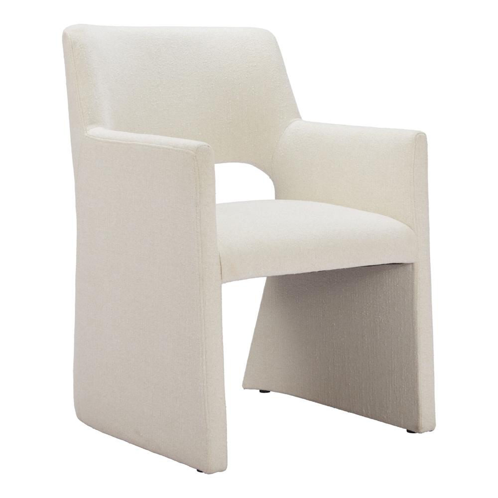 Zuo Modern - Minet Dining Chair Linen White - 109998 veiw 1
